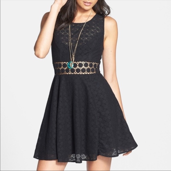 Free People Dresses & Skirts - Free People Daisy Lace Fit and Flare Mini Dress 12